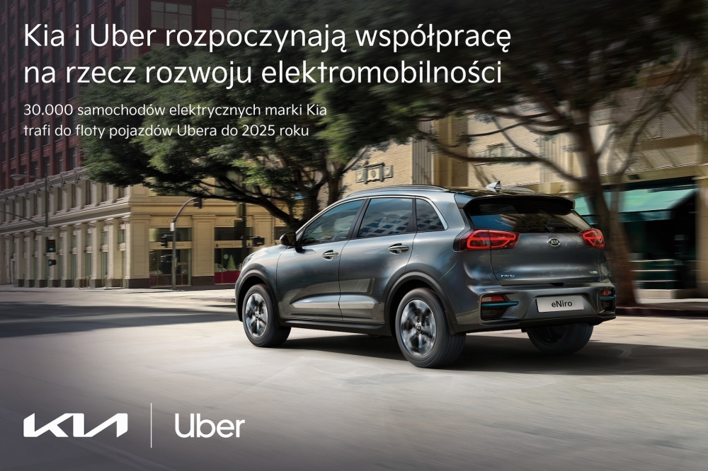 Kia Europe i Uber rozpoczynają współpracę na rzecz rozwoju elektromobilności