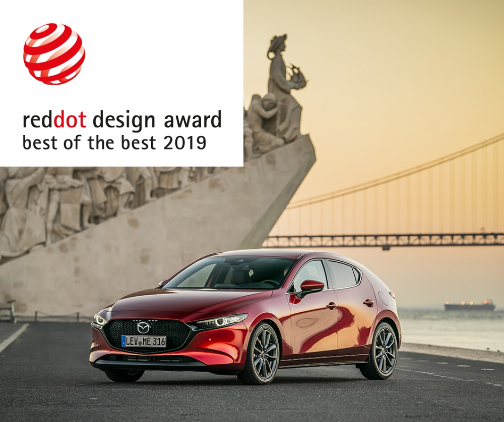 Nowa Mazda3 z najwyższym wyróżnieniem Red Dot 2019
