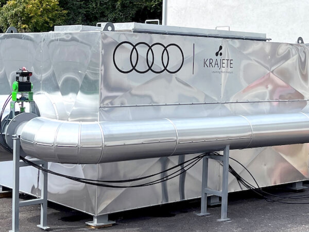 Audi i firma Krajete odfiltrowują dwutlenek węgla z powietrza