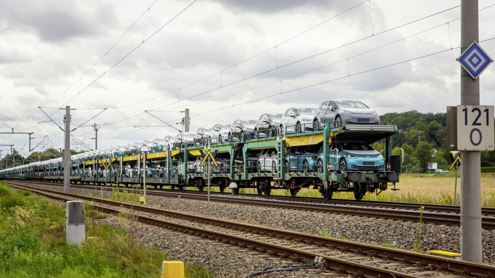 Pociągi Deutsche Bahn przewożące samochody i inne ładunki